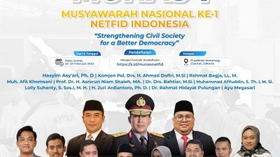 Perkuat Masyarakat Sipil untuk Perbaiki Demokrasi, Netfid Indonesia Gelar Munas Pertama