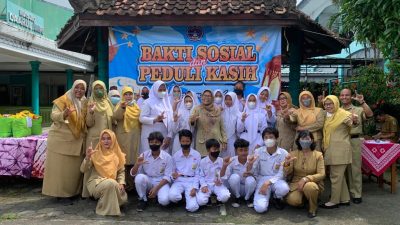 SMPN 1 Jetis Peringati HUT dengan Lomba Literasi & Bakti Sosial