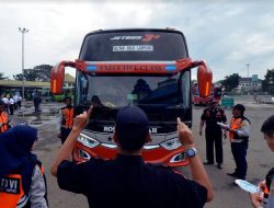 Sambut Lebaran, Dishub Kota Yogyakarta Lakukan Ramp Check Bus AKAP