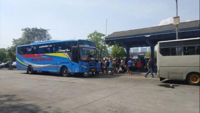 Belum Ada Lonjakan Pemudik di Terminal Kembangjoyo Pati