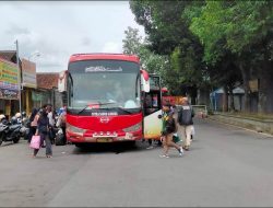 Penumpang Bus Terminal Jombor Naik 100 Persen