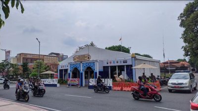 pos terpadu yang berada di Alun-alun Simpang Tujuh Kudus