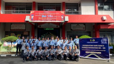Apel Peringatan Hari Bhakti Pemasyarakatan ke-59 di Rutan Kudus