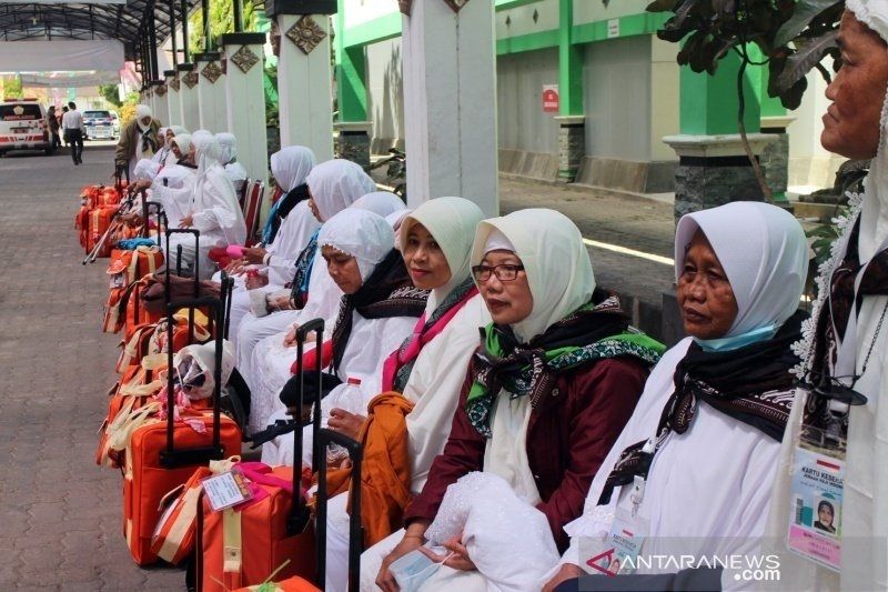 Jamaah calon haji asal Yogyakarta