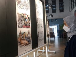 Gelar Pameran Seni Rupa, Esemaji Kenalkan Para Siswa Kartun dan Sketsa Jaman Dulu