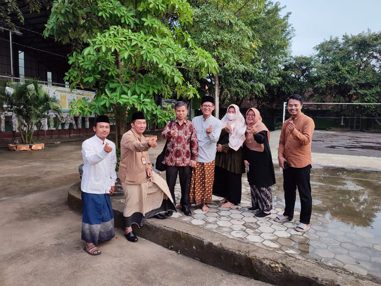 Direktur GTK saat mengunjungi MTsN 1 Pati