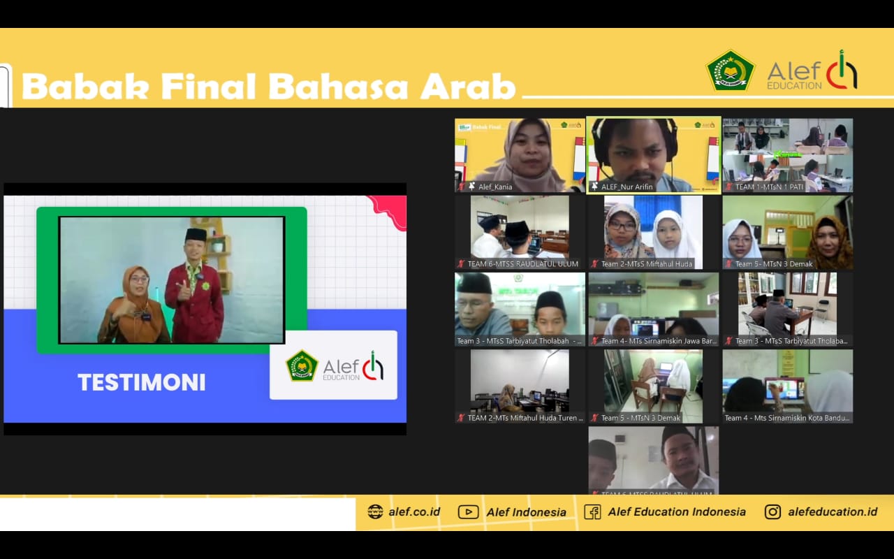 Tim Bahasa Arab MTsN 1 Pati