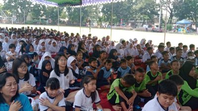 sosialisasi detektif pangan di Lapangan Sentyaki, Kelurahan Bulu Lor