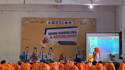 Sosialisasi Anti Bullying dan kekerasan tingkat pelajar oleh DinsosP3AP2KB Kudus di SMK Duta Karya Kudus