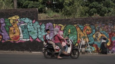 mural yang diinisiasi Kampung Budaya Piji Wetan (KBPW) Kudus