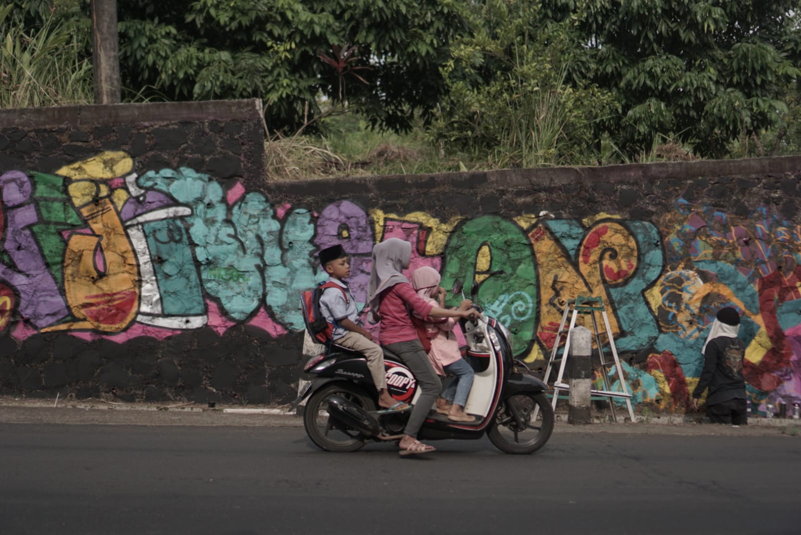 mural yang diinisiasi Kampung Budaya Piji Wetan (KBPW) Kudus