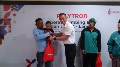 Polytron Kembalikan Senyum Penderita Sumbing Bibir