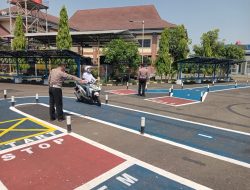 Polres Kudus Ubah Ujian Praktek SIM Jadi Sirkuit