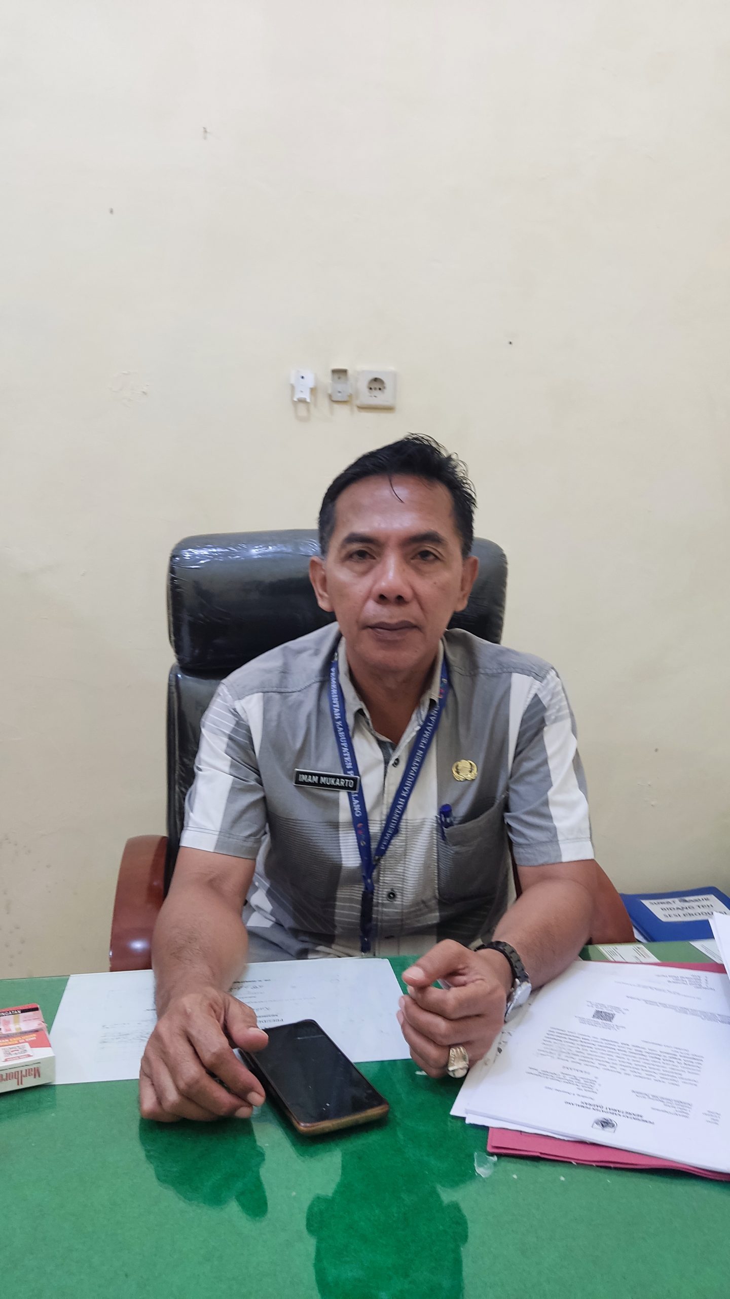 Kepala Bidang Tanaman Pangan dan Hortikultura Dispertan Pemalang Imam Mukarto