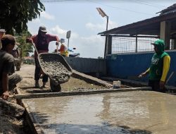 Padat Karya di Kadirojo sudah Berlangsung 28 Meter