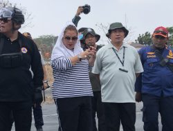 Pantau Pemadaman, Mbak Ita Berkantor di TPA Jatibarang