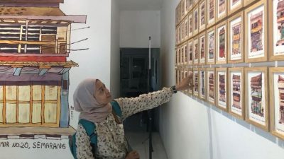Pamerkan Fasad Bangunan Rumah Tua Pecinan Semarang