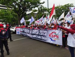 Serikat Buruh Tuntut UMK Jateng Naik 13 Persen