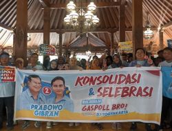 Gaspoll Bro Siap Menangkan Prabowo-Gibran Satu Putaran