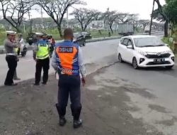 Contraflow Jalan Kaligawe-Demak Berjalan Lancar