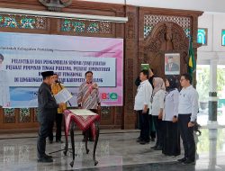 Penghujung Tahun, Bupati Pemalang Lantik 81 Pejabat