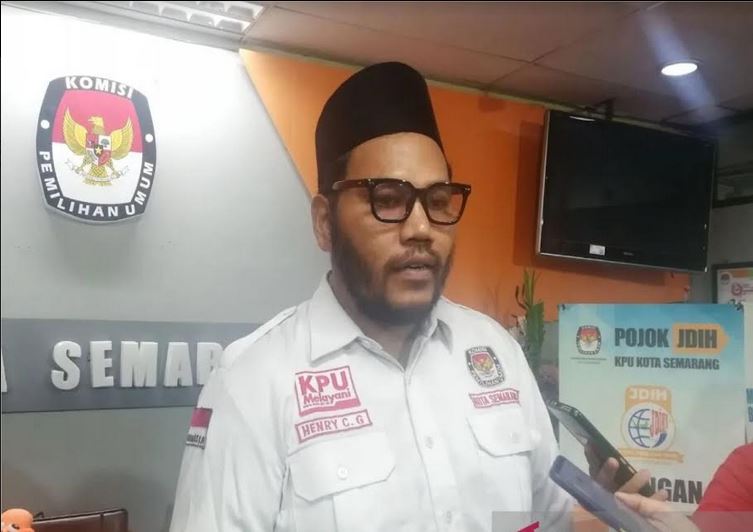 Ketua KPU Kota Semarang, Henry Casandra Gultom