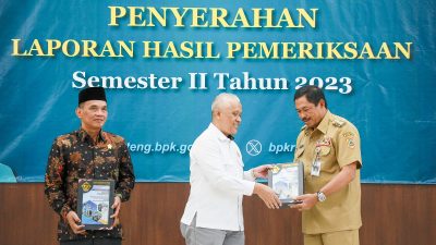 Pemprov Jateng Terima LHP BPK Atas Kepatuhan Belanja Infrastruktur