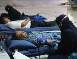 Peringati HUT, Alumni SMP N 1 Kudus Gelar Donor Darah dan Pengobatan Gratis