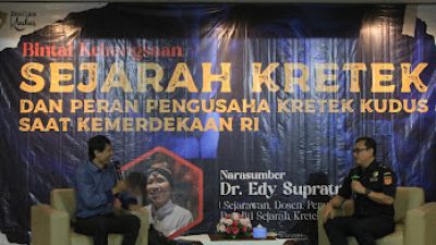Gelar Wicara Bea Cukai Kudus Ungkap Sejarah Kretek dari Kudus