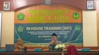 MTsN 4 Bantul Gelar IHT untuk Membangun Zona Integritas