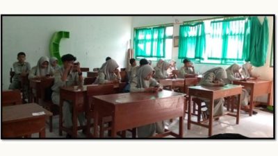 Asesmen Akhir Tahun di MTs Negeri 9 Bantul Berjalan Lancar dan Tertib