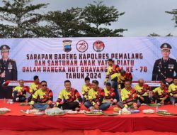 Lomba Merpati Kolong Meriahkan Peringatan HUT Bhayangkara ke-78