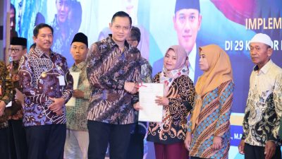 Menteri AHY Resmikan Implementasi Sertifikat Tanah Elektronik di Provinsi Jawa Tengah