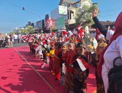 Ribuan Pelajar Jepara Ikuti Karnaval Budaya HUT Kemerdekaan RI