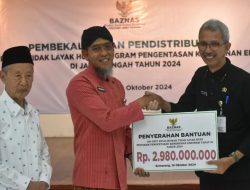 Baznas Jateng Salurkan Bantuan RTLH Senilai Rp 2,98 M