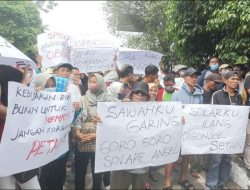 Kesulitan Beli Solar, Ratusan Petani Demo ke Dispertan Pati