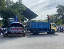 OKP di Pemalang Gotong Royong Angkut Sampah Perkotaan