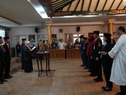 Perubahan Nomenklatur, Tiga Kepala OPD Dikukuhkan