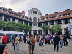 Lawang Sewu Gelar Sholat Idul Fitri Perdana, Gratis Masuk Museum Pagi Hari