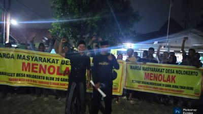Tukar Guling Tahap 1 Bermasalah Rencanakan Tahap 2, Pemdes Nolokerto Digeruduk Ratusan Warga pada Tengah Malam