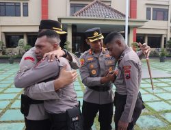 Momen Haru: Bintara Papua Akhiri Magang di Polres Purworejo