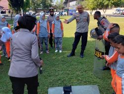 Serunya Siswa MI NU 71 Belajar Jadi Polisi Sehari di Mapolres Kendal