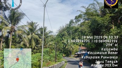 Setelah Dump Truck Terguling, Pemerintah Langsung Pasang 3 PJU Baru di Kalijambe