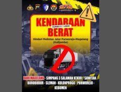 Laka Kembali Terjadi di Kalijambe, Truk Muatan Berat Dialihkan Lewat Borobudur
