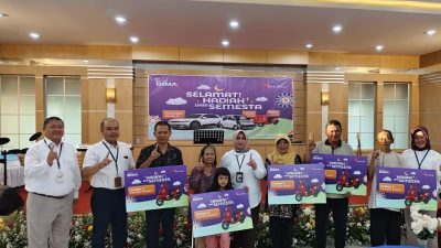 Gelar Gathering Nasabah, Bank Jateng Cabang Koordinator Pati Serahkan Hadiah Undian Tabungan Bima Periode 2 Tahun 2024