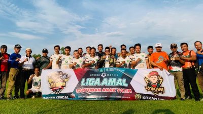 Sepak Bola Jadi Sarana Silaturahmi, Banser dan Kokam Galang Donasi untuk Yatim Piatu