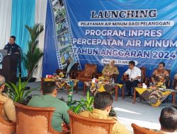PDAM Tirta Perwitasari Launching Pelayanan Air Minum Hasil Program Inpres
