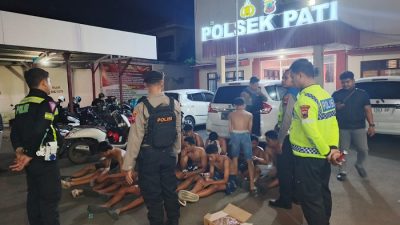 Gelar Operasi, Polresta Pati Gagalkan Gangster Mau Tawuran
