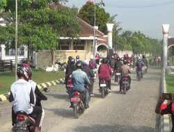 Peringati HUT ke-420, Ratusan Rider Ngegas Bareng Eksplor Tempat Wisata di Kendal
