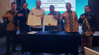 Pegadaian Gandeng HIPMI Jateng, Dorong Pertumbuhan Ekonomi Daerah